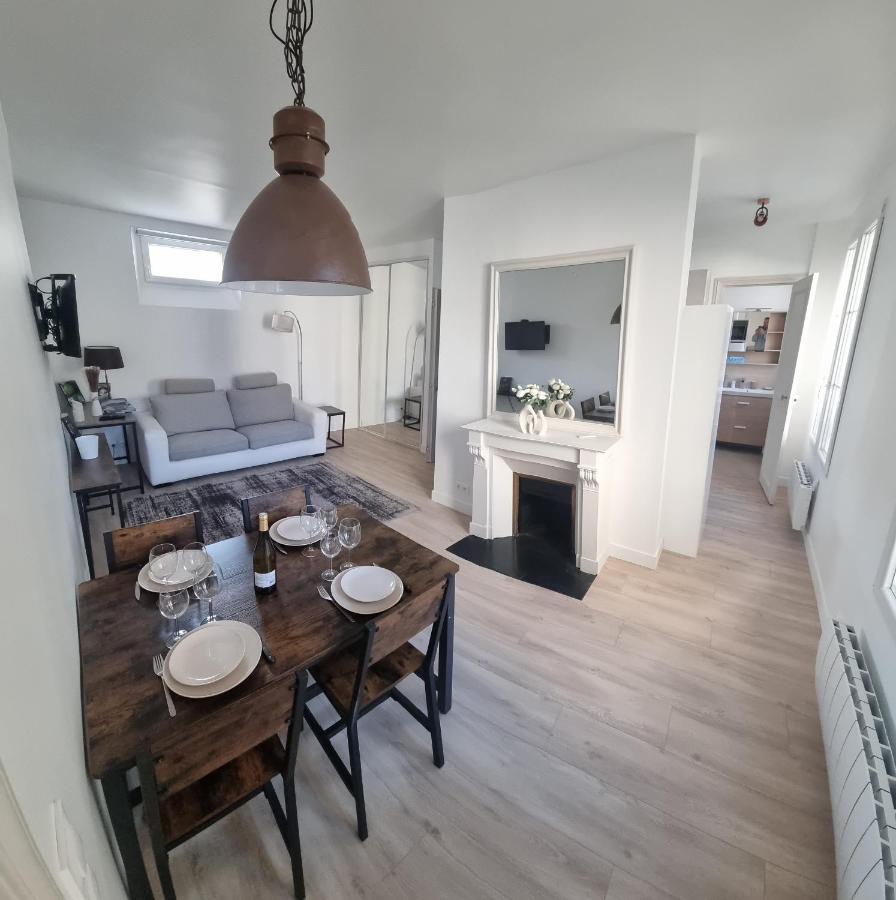Appartement Luxueux Dans Maison Bourgeoise Parisienne Levallois-Perret Exterior foto